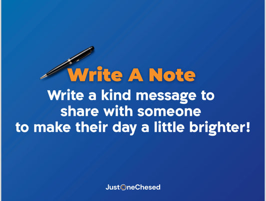 "Write a Note" Flyer